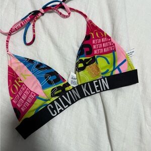 Calvin Klein Multicolor Swimwear Top